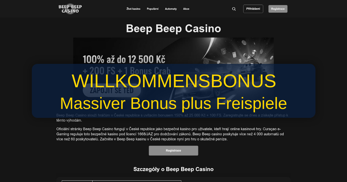 Beep Beep Casino Deutschland
