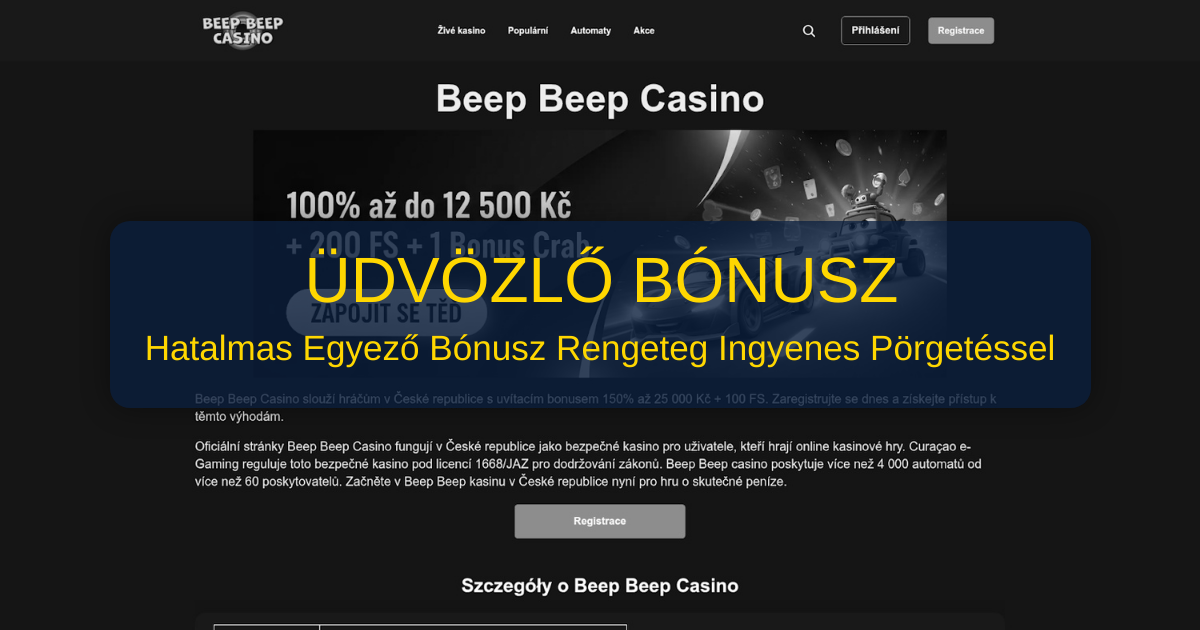 Beep Beep Casino Magyarország